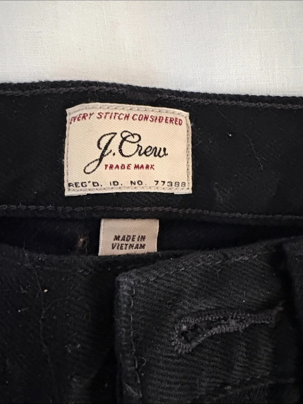 J. Crew Men's Slim Straight Jeans — Black
